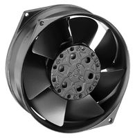 EBM-PAPST W2S130-AA25-01 AC Axial Fan, 115V, Circular, 172 mm, 55 mm, Ball Bearing, 223.6 CFM