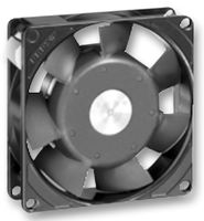 EBM-PAPST 9906 AC Axial Fan, 115V, Square, 119 mm, 25 mm, Ball Bearing, 79.5 CFM
