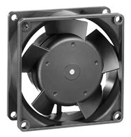 EBM-PAPST 8312L DC Axial Fan, 12 V, Square, 80 mm, 32 mm, Ball Bearing, 18.8 CFM