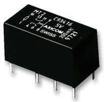 TE CONNECTIVITY - AXICOM C93424 Signal Relay, 12 VDC, DPDT, 2 A, MT2 Series, Through Hole, Non Latching