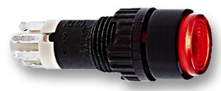 RAFI 1.15.106.501/1300 Industrial Pushbutton Switch, 9.1 mm, SPST-NO, SPST-NC, Momentary, Round, Transparent