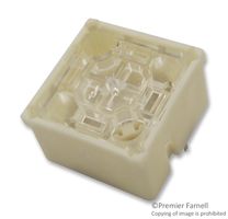 RAFI 3.14.100.001/0000 Tactile Switch, RF 15 Series, Top Actuated, Through Hole, Square Button, 296 gf, 100mA at 35VDC
