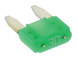 LITTELFUSE 0297030.WXNV Fuse, Automotive, Fast Acting, 30 A, 32 V, 10.9mm x 3.8mm x 8.8mm, MINI 297 Series