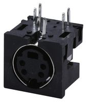 PRO SIGNAL PSG01571 DIN Audio / Video Connector, 4 Contacts, Jack, PCB Mount, Through Hole Right Angle