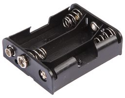 MULTICOMP PRO MP000314 Battery Holder, Flat, Snap, 3 x AA