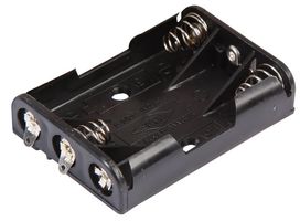 MULTICOMP PRO MP000340 Battery Holder, Solder, 3 x AAA