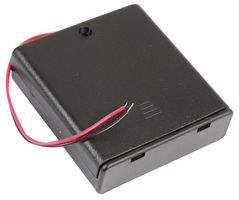 MULTICOMP PRO MP000370 Battery Box, Wired, 4 x AA