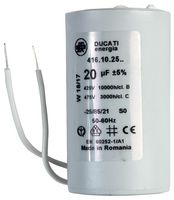 DUCATI 4.16.10.25.06 Motor Run Capacitor, Metallized PP, Can, 20 µF, ± 5%, 450 V