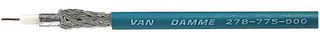 VAN DAMME 278-775-000 Coaxial Cable, HD Mini, 328 ft, 100 m, 3.1 mm, 75 ohm