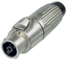 NEUTRIK NLT8FX Speaker / Loudspeaker Audio Connector, Chuck Type Strain Relief, speakON STX, 8 Contact, Jack