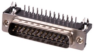 MULTICOMP PRO 5504F1-25P-02-03-F1 D Sub Connector, Standard, Plug, 5504, 25 Contacts, DB, Solder