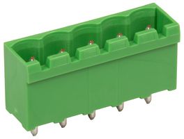 CAMDENBOSS CTB9308/5 Terminal Block, Header, Header, 5.08 mm, 5 Ways, 12 A, 320 V, Through Hole Vertical