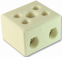 CAMDENBOSS CHTB16/2N Standard Terminal Block, Ceramic, CHTB/N, 2 Contacts, 17.5 mm, Terminal Block, Surface Mount