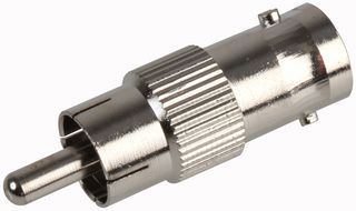PRO SIGNAL RW1-041 Connector Adapter, RCA / Phono, 2 Ways, Plug, BNC Coaxial, 2 Ways, Receptacle