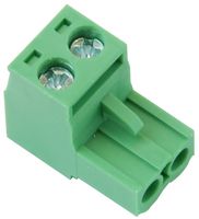 IMO PRECISION CONTROLS 20.950M/2-E Pluggable Terminal Block, 5 mm, 2 Ways, 28 AWG, 14 AWG, 1.5 mm², Screw