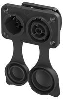 NEUTRIK NAC3PX-TRUE1 High Power Connector, 12 AWG, powerCON TRUE1 Series, Plug, Receptacle, 250 VAC, 20 A, Panel Mount