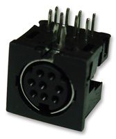 MULTICOMP PRO PSG01573 DIN Audio / Video Connector, 8 Contacts, Jack, PCB Mount, Through Hole Right Angle