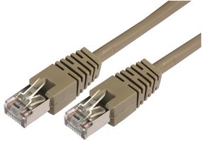 PRO SIGNAL PSG91653 Ethernet Cable, STP, Cat5e, RJ45 Plug to RJ45 Plug, Grey, 20 m, 66 ft