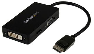 STARTECH DP2VGDVHD Travel A/V adapter: 3-in-1 DisplayPort to VGA DVI or HDMI converter