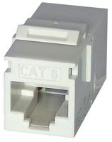TUK SACK4WH In-Line Adapter, Cat6, Coupler, Keystone, RJ45, RJ45