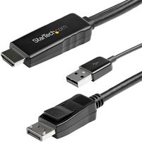 STARTECH HD2DPMM3M Audio / Video Cable Assembly, 3 m (9.8 ft.) HDMI to DisplayPort Cable, 4K 30Hz, USB Powered