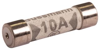 EATON BUSSMANN BK1-TDC180-10A Fuse, Cartridge, Fast Acting, 10 A, 240 V, 6.3mm x 25.4mm, 1/4" x 1", TDC180 Series