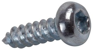 MULTICOMP PRO MP008239 Screw, 2.9mm, 9.5 mm, Zinc, Carbon Steel, Pan Head Torx