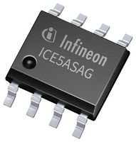 INFINEON ICE5ASAGXUMA1 PWM Controller, 9.4V to 27V Supply, 100kHz, 10V/20mA out, SOIC-8