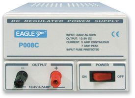 PRO SIGNAL P008C POWER SUPPLY, 1CH, 13.8V, 7A, FIXED