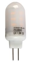 PRO ELEC PEL00050 LED Light Bulb, Frosted Capsule, G4, Warm White, 3000 K, Non-Dimmable, 270°