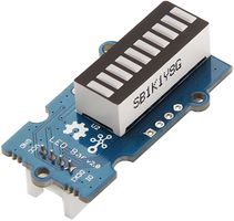SEEED STUDIO 104020006 LED Bar, Grove, 10 Individually Programmable Segments, 3.3V/ 5V Input