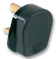 PRO ELEC PELB0111 Power Entry Connector, UK Type G Mains Plug, 13 A, Black