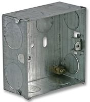 PRO ELEC PELB0011 METAL BACKBOX 1 GANG 35MM