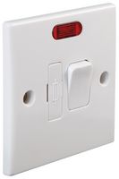 PRO ELEC PEL01410 FCU SWITCHED WITH NEON DP CURVE