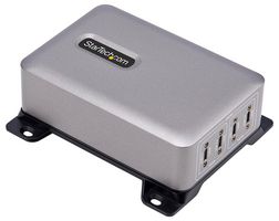 STARTECH 424DUK-USB-C-CHARGER AC/DC Power Supply, 4-Port USB-C Charger, 240W Total, Single Port 140W EPR, PD 3.1