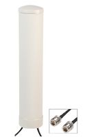 SIRETTA OSCAR420/0.4M/NTYPEF/S/S/19 MIMO WiFi Antenna, 1.7GHz to 2.7GHz, 3.2 VSWR, 7dBi Gain, 50ohm, Vertical Polarisation, Mast/Wall