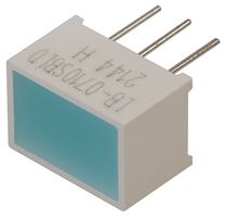 MULTICOMP PRO MP007995 LED Bar Graph Array, Super Blue, 20 mA, 3.2 V, 25 mcd, 7mm x 10mm