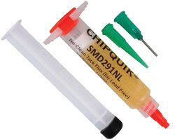 CHIP QUIK SMD291NL Solder Flux, No Clean, Lead Free Soldering, Syringe, 5 cc