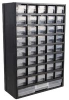 DURATOOL D00465 Storage Cabinet, Wall Mount, 40 Compartments, 444mm x 138mm x 310mm
