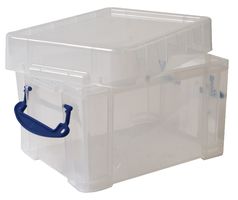 REALLY USEFUL PRODUCTS LTD 3C Storage Box, 160mm x 180mm x 245mm, PP (Polypropylene), Transparent, General Purpose Storage