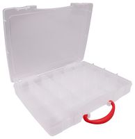 MULTICOMP PRO 19321.113 Storage Box, 21 Compartment, Transparent, 56mm x 325mm x 255mm
