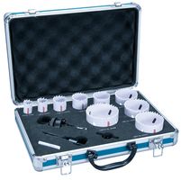 MAKITA D-47282 Electricians Hole Saw Kit, Bi-Metal, 12 Pieces