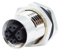NORCOMP 859-X08-203R004. SENSOR CONN, M12, 8POS, RCPT, PANEL