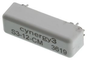 SENSATA / CYNERGY3 S3-12-CM REED RELAY, SPDT, 12VDC, 0.25A, THT