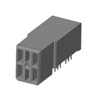 AMPHENOL COMMUNICATIONS SOLUTIONS 10052620-5455P00LF BACKPLANE CONN, R/A RCPT, 4P, PRESS FIT