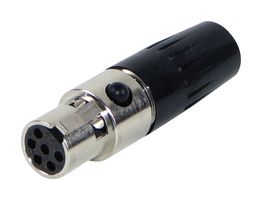 SWITCHCRAFT/CONXALL TA6FLX XLR AUDIO CONN, RCPT, 6POS, CABLE