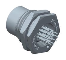 AMPHENOL LTW M12A-05PFFP-SF8002. SENSOR CONN, M12, RCPT, 5POS, PANEL