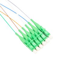 L-COM FPT06-LCASM-GR-3 FIBRE CORD, 9/125UM, LC-FREE END, 3M