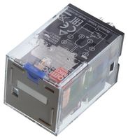 OMRON INDUSTRIAL AUTOMATION MKS2PIN DC24 RELAY, DPDT, 250VAC, 30VDC, 10A