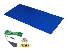DESCO 66218 MAT KIT, RUBBER, 24" X 48", BLUE